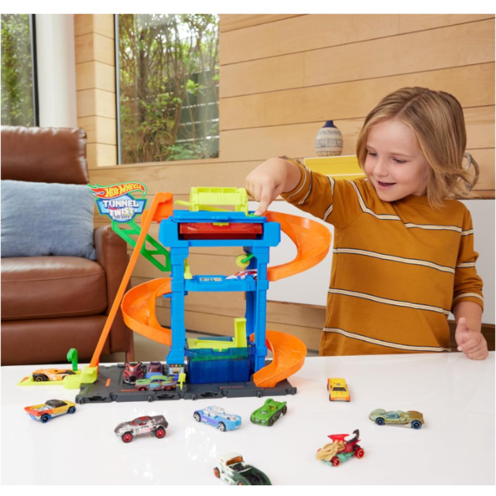Hot Wheels City: Auto-Waschanlage mit Farbwechsel-Miniaturauto - Mattel Bild 3