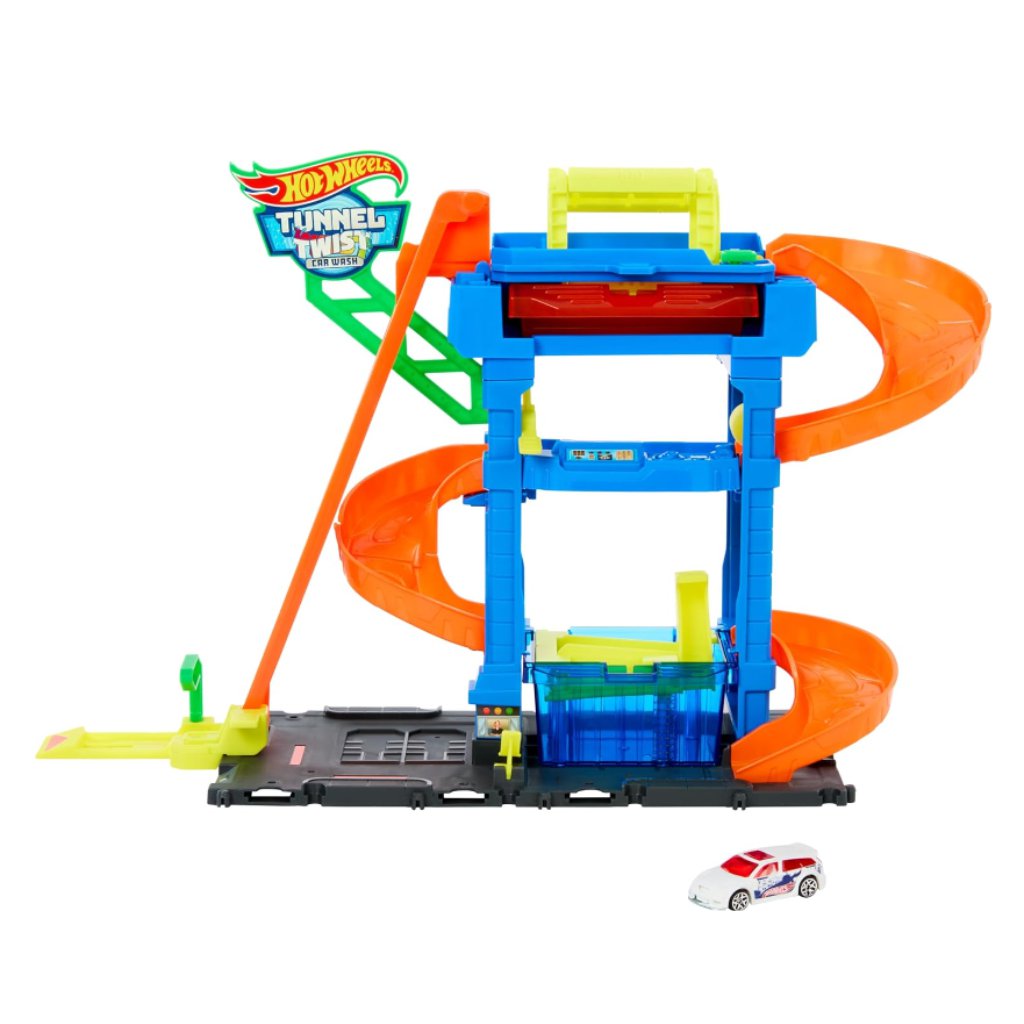 Hot Wheels City: Auto-Waschanlage mit Farbwechsel-Miniaturauto - Mattel Bild 4