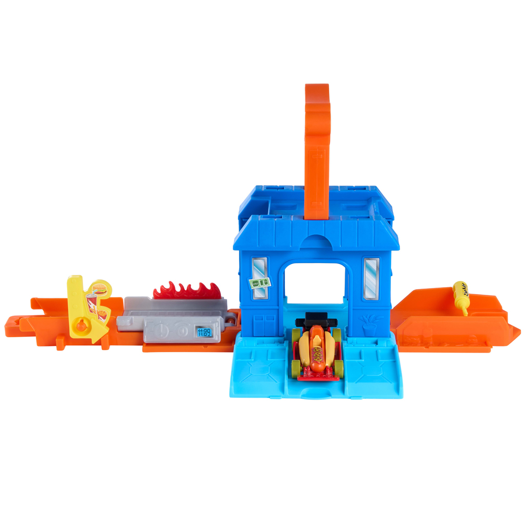 Hot Wheels: City Dine & Go Auto-Restaurant Basis-Set – Mattel Bild 2