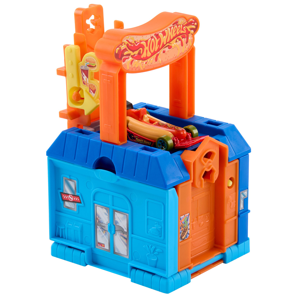 Hot Wheels: City Dine & Go Auto-Restaurant Basis-Set – Mattel Bild 3