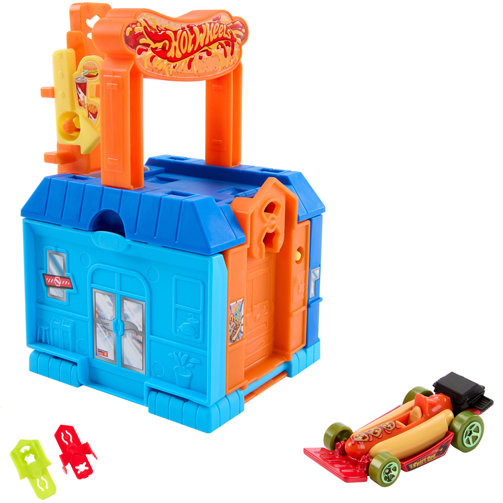 Hot Wheels: City Dine & Go Auto-Restaurant Basis-Set – Mattel Bild 4
