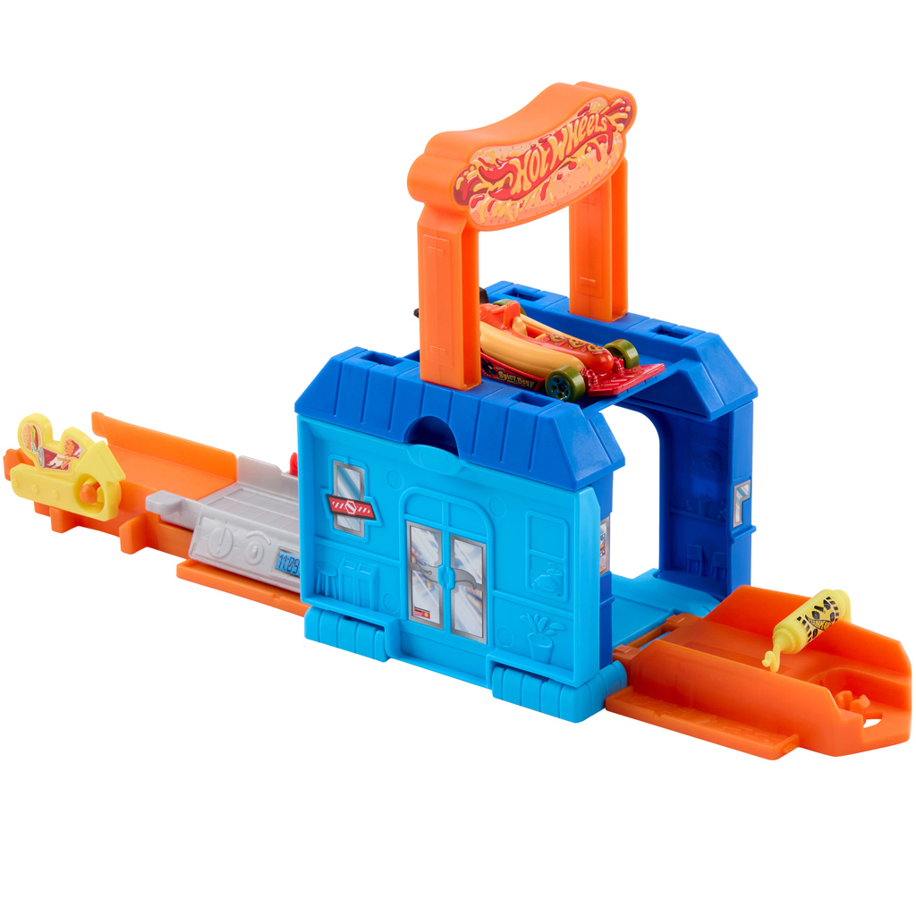 Hot Wheels: City Dine & Go Auto-Restaurant Basis-Set – Mattel Bild 5