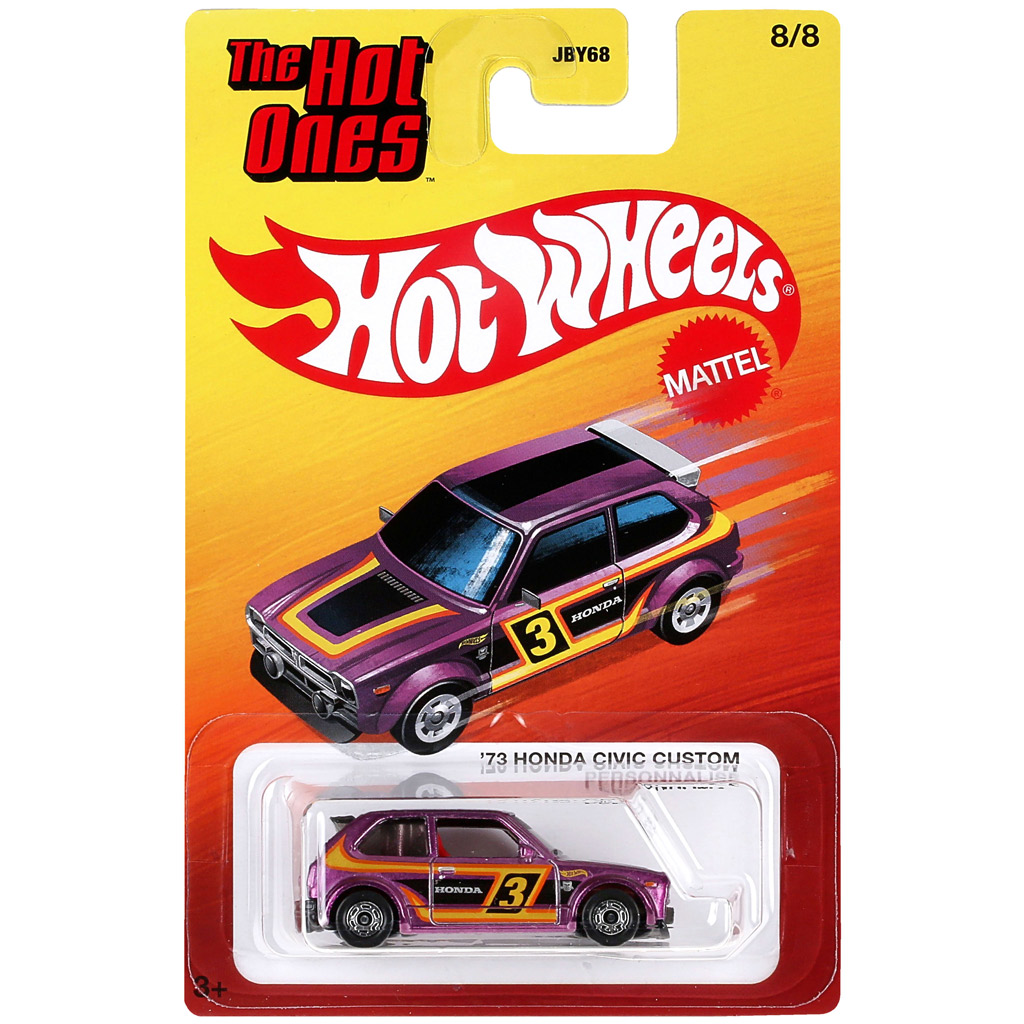 Hot Wheels: Die Hot Ones '73 Honda Civic Custom Spielzeugauto 1/64 - Mattel Bild 1