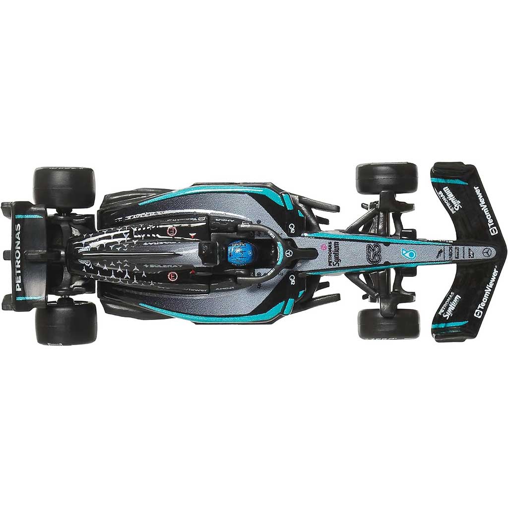 Hot Wheels F1 Kleinwagen 2er Pack - Mercedes: Antonelli + Russell - Mattel Bild 3