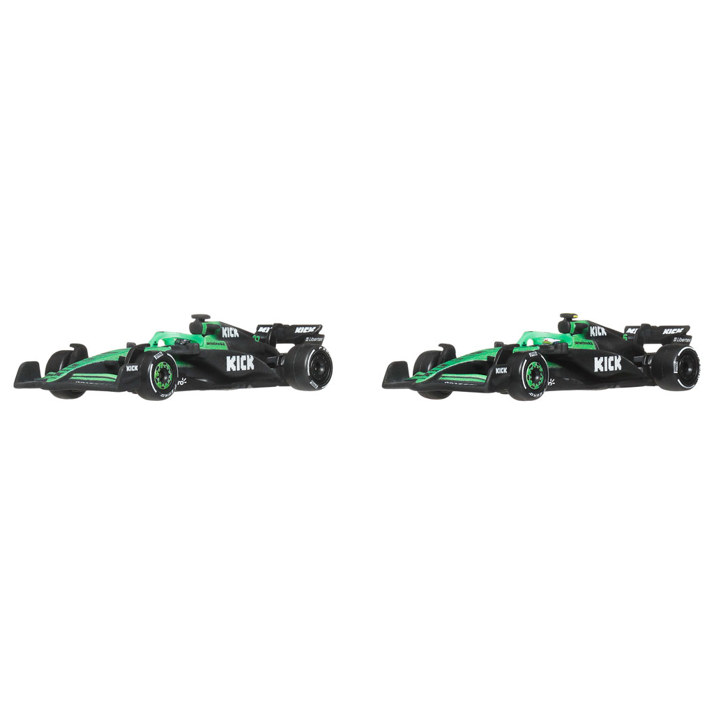 Hot Wheels F1 Kleinwagen 2er Set - Sauber: Hulkenberg + Bortoleto - Mattel Bild 2