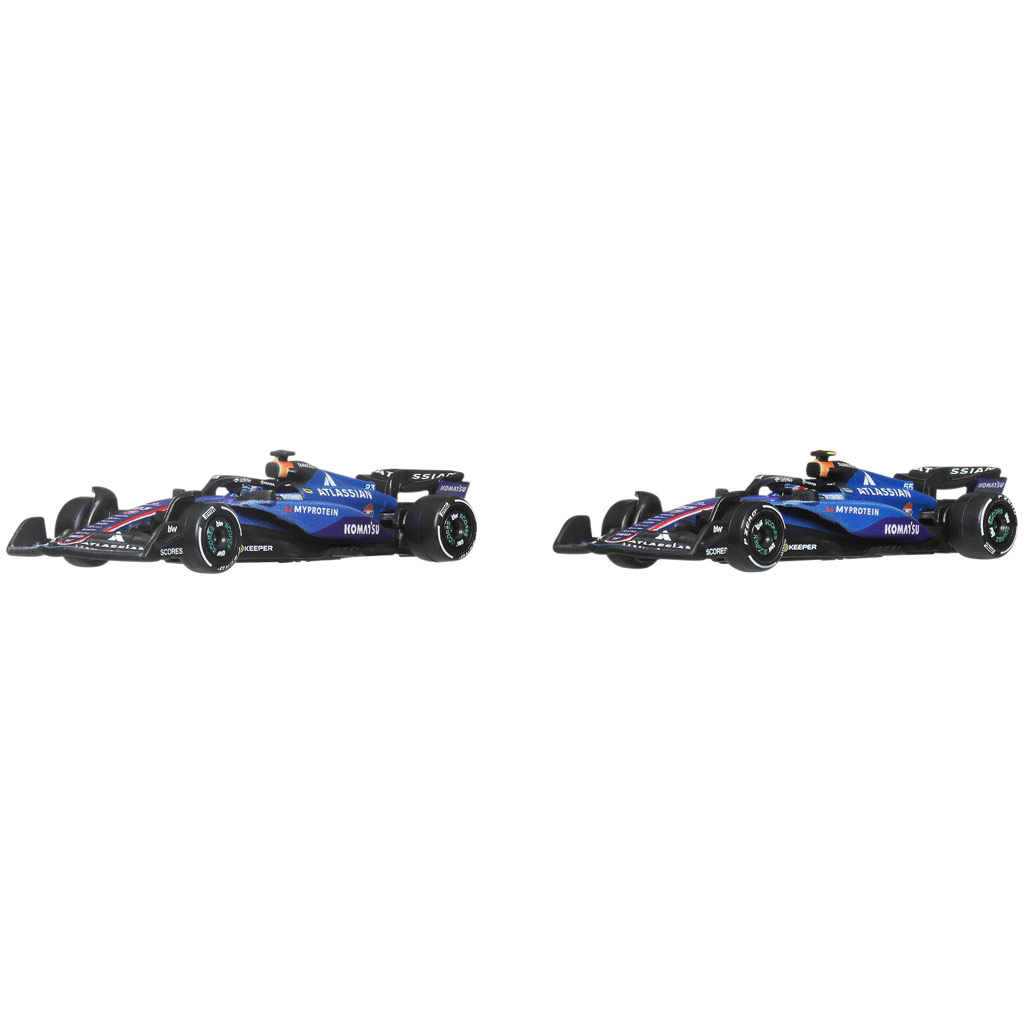 Hot Wheels F1 Kleinwagen 2er Set - Williams:sainz + Albon - Mattel Bild 1
