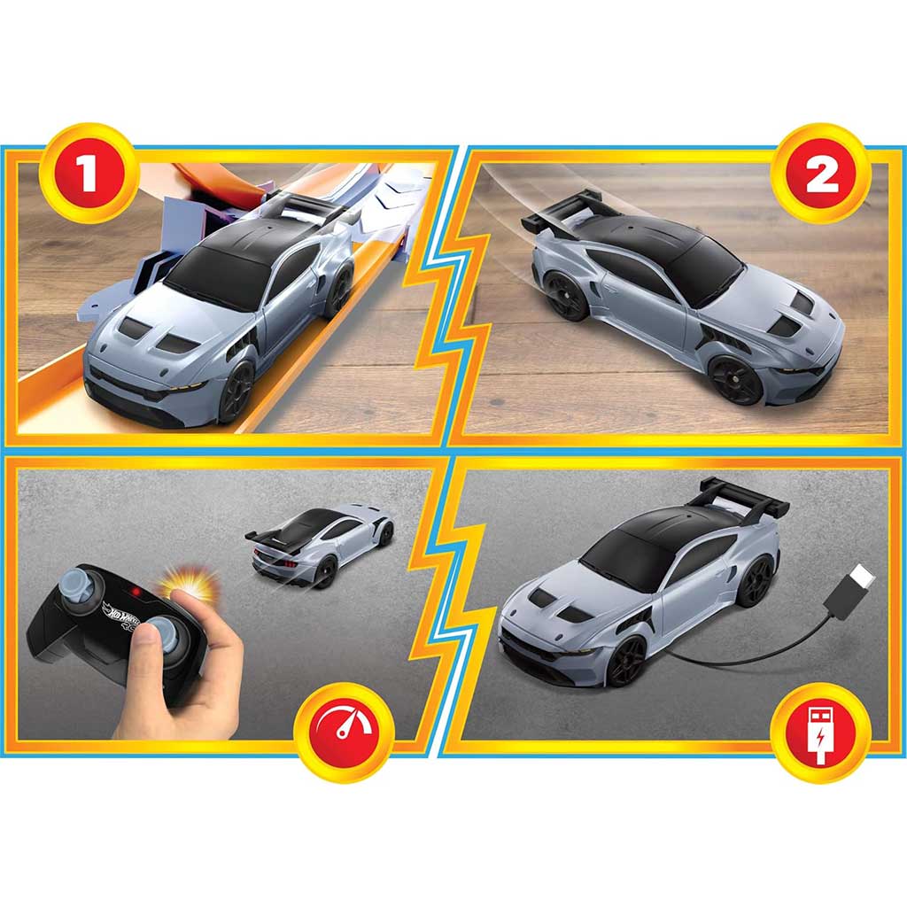 Hot Wheels: Ford Mustang GTD Fernbedienungsauto - Mattel Bild 4