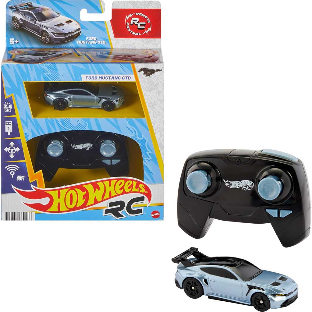 Hot Wheels: Ford Mustang GTD Fernbedienungsauto - Mattel Bild 1