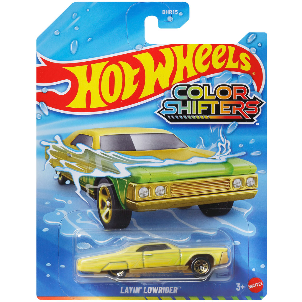 Hot Wheels: Layin' Lowrider Farbwechsel-Kleinwagen 1/64 - Mattel Bild 1
