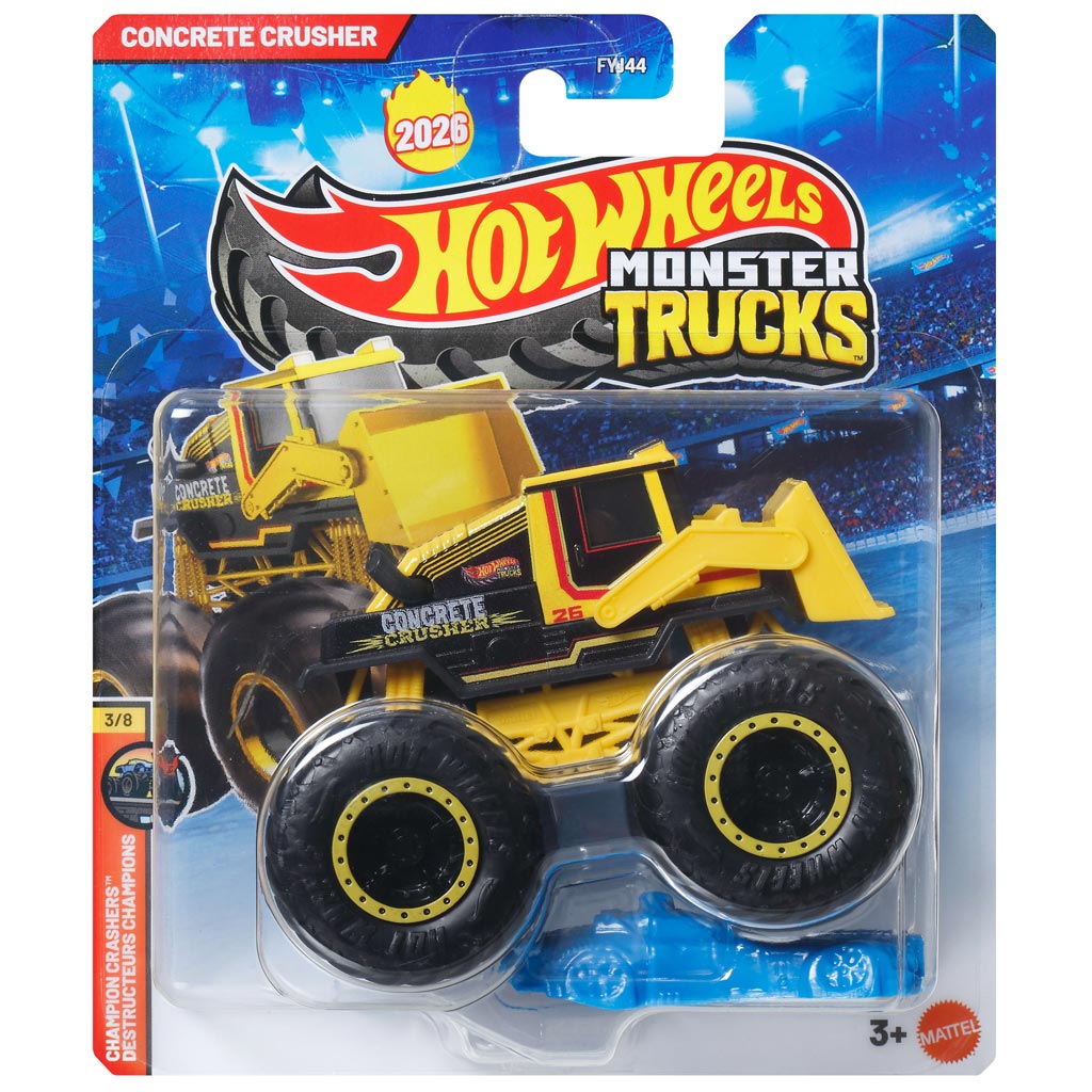Hot Wheels Monster Trucks: Betonbrecher Spielzeugauto 1/64 – Mattel Bild 1