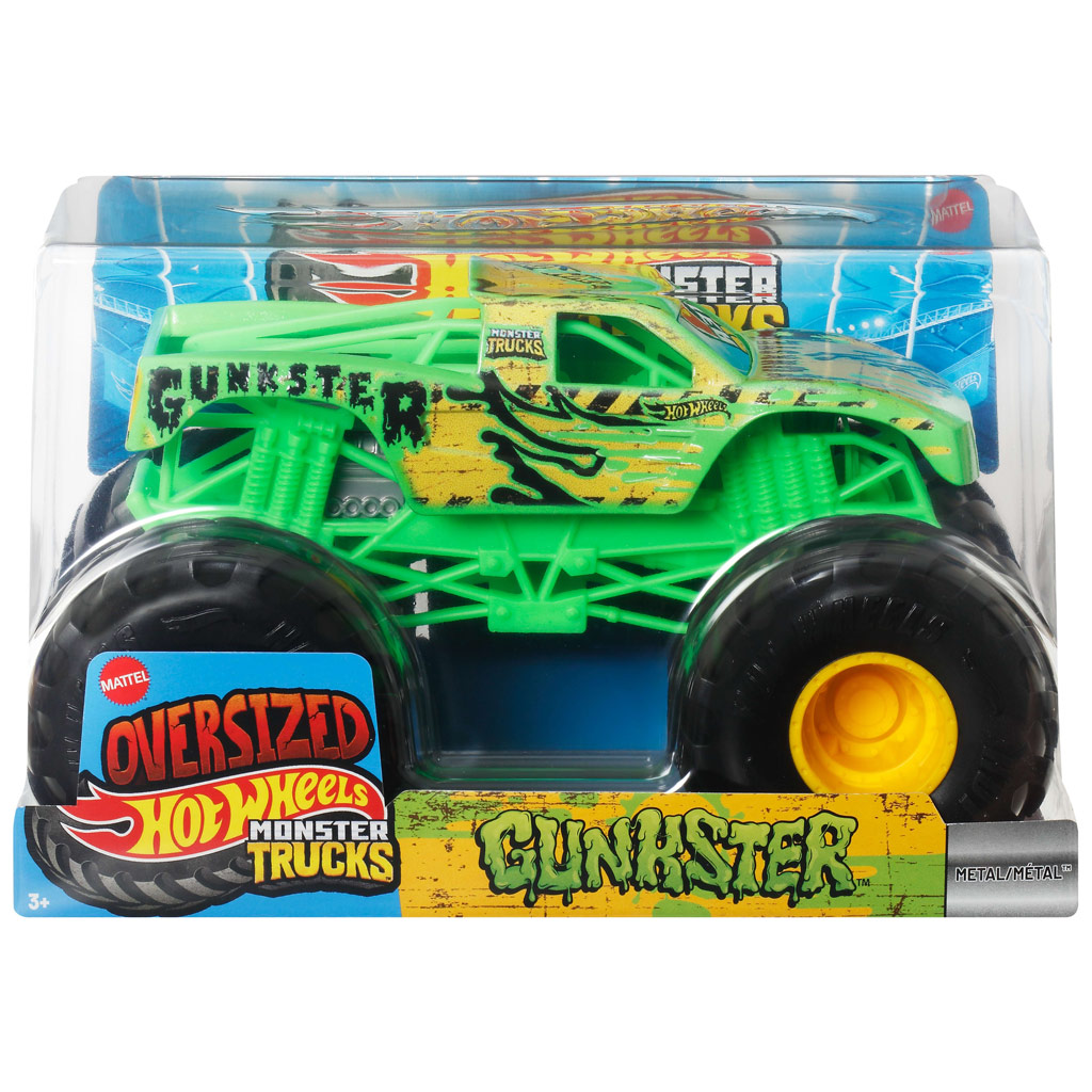 Hot Wheels Monster Trucks: Gunkster Monsterauto 1/24 – Mattel Bild 1
