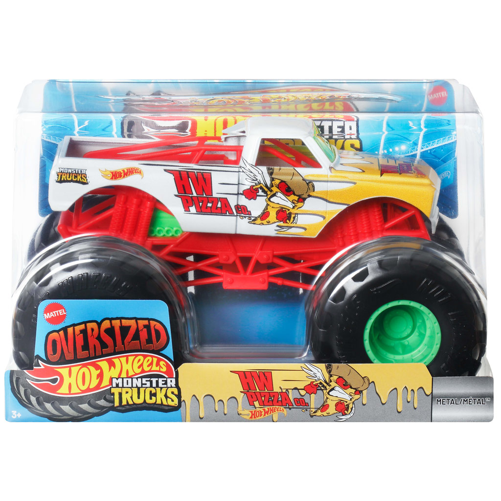 Hot Wheels Monster Trucks: Pizza Co. Monsterauto 1/24 – Mattel Bild 1