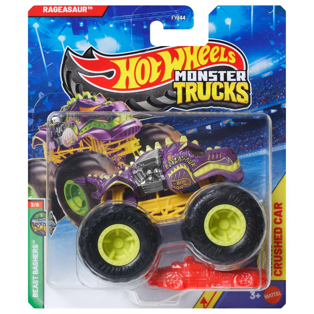 Hot Wheels Monster Trucks: Rageasaur Monsterauto 1/64 – Mattel Bild 1