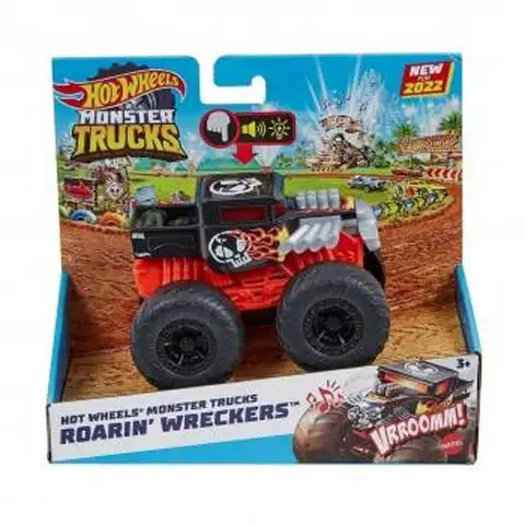 Hot Wheels: Monster Trucks Roarin' Wreckers Spielzeugauto mit Licht und Sound 1/43 Bild 1