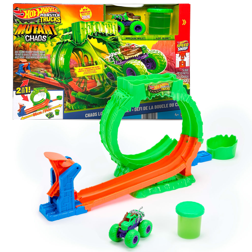 Hot Wheels Monster Trucks Slimehüpfbahn – Mattel Bild 2
