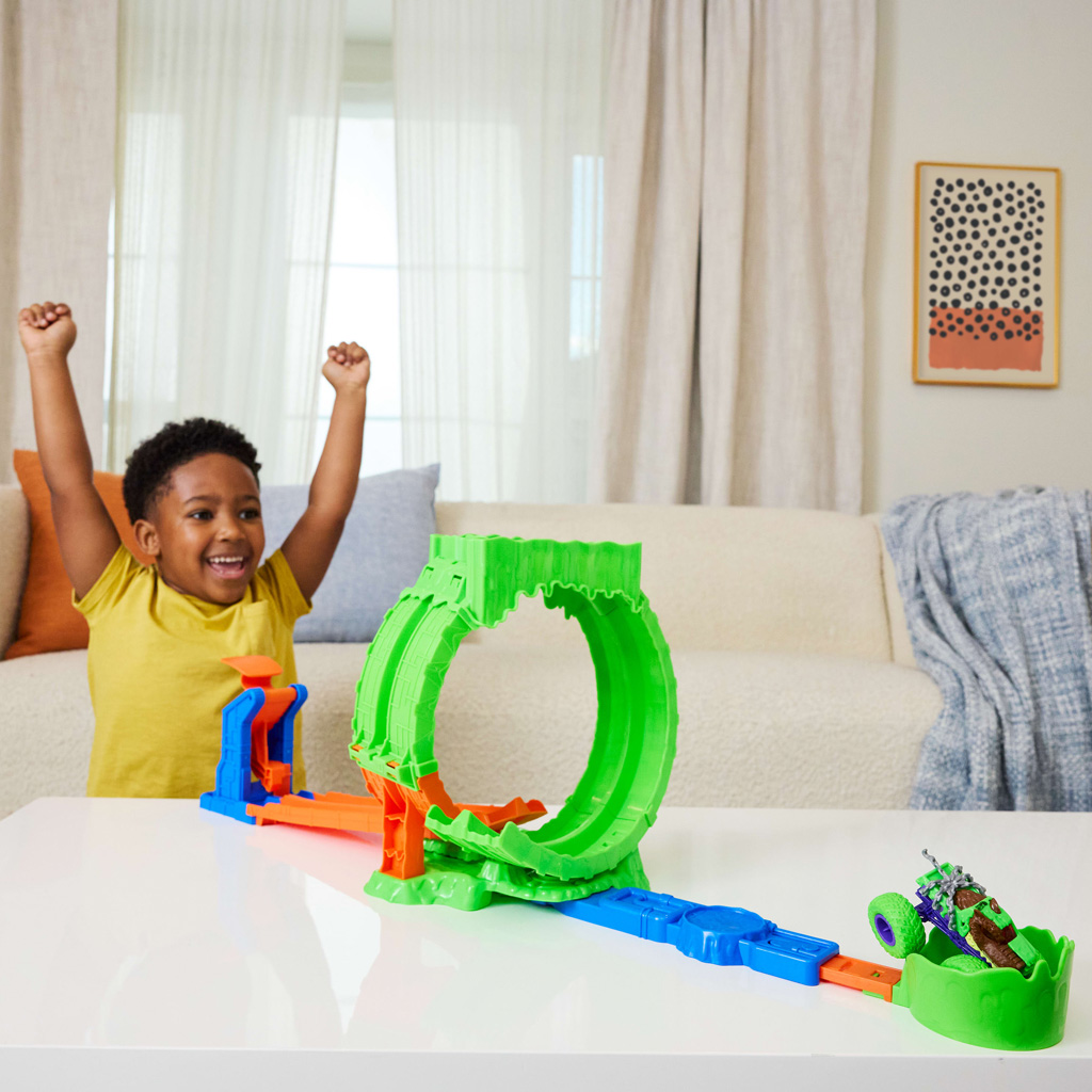 Hot Wheels Monster Trucks Slimehüpfbahn – Mattel Bild 3