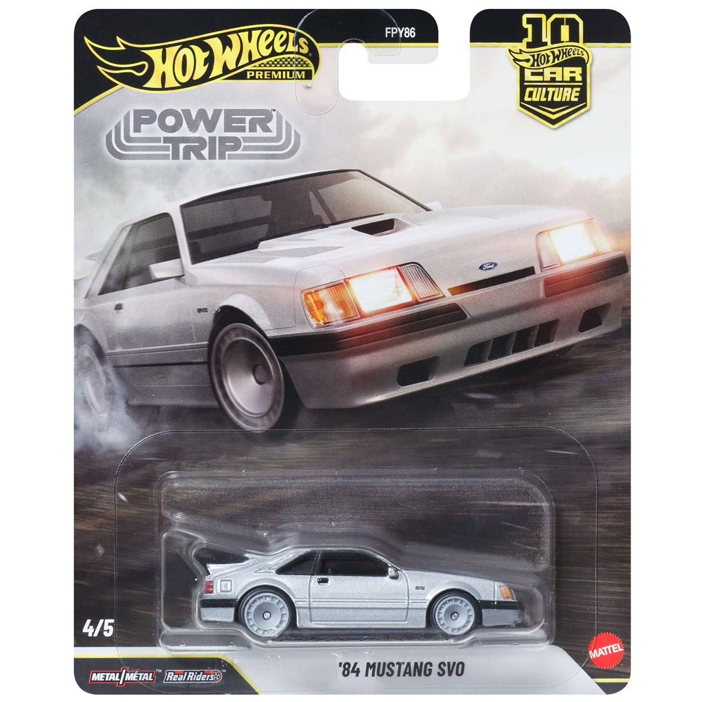 Hot Wheels Premium: Cool-Tour ’84 Mustang SVO Kleinwagen 1/64 - Mattel Bild 1