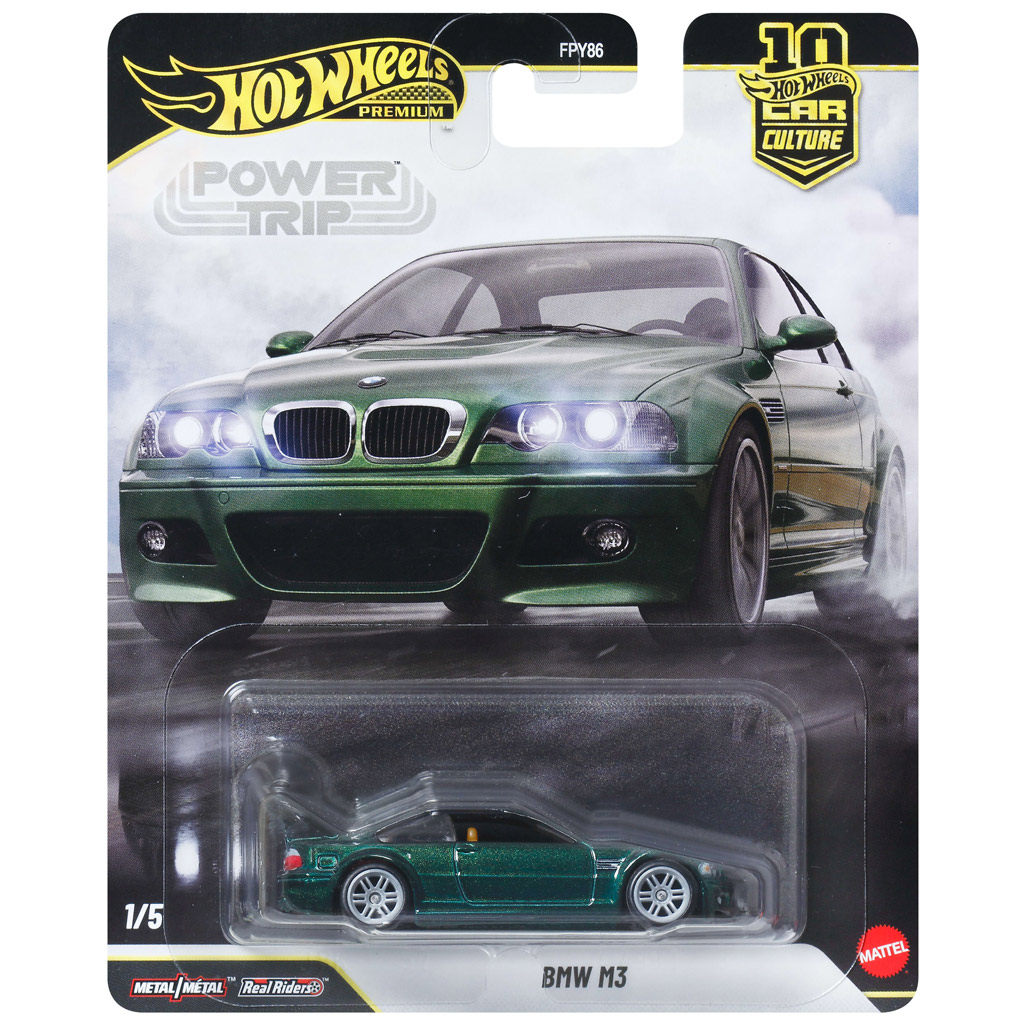 Hot Wheels Premium: Cool-Tour BMW M3 Spielzeugauto 1/64 - Mattel Bild 1