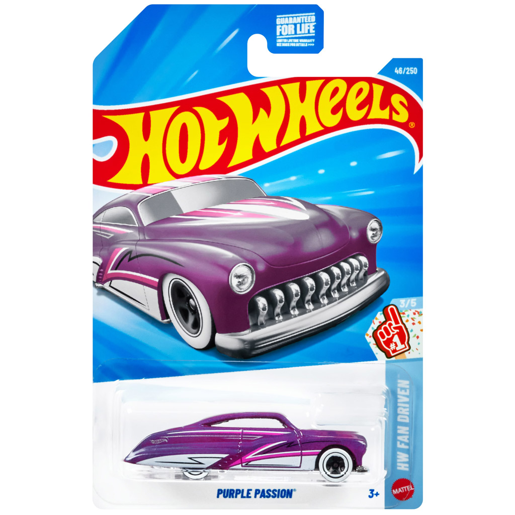 Hot Wheels: Purple Passion lila Spielzeugauto 1/64 - Mattel Bild 1
