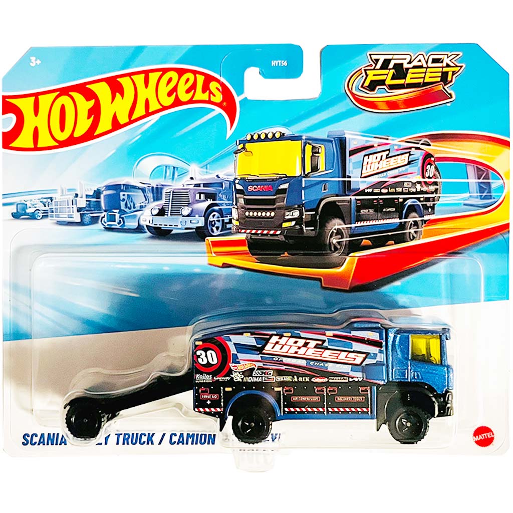Hot Wheels: Scania Rally Truck Transportfahrzeug im Maßstab 1/64 - Mattel Bild 1