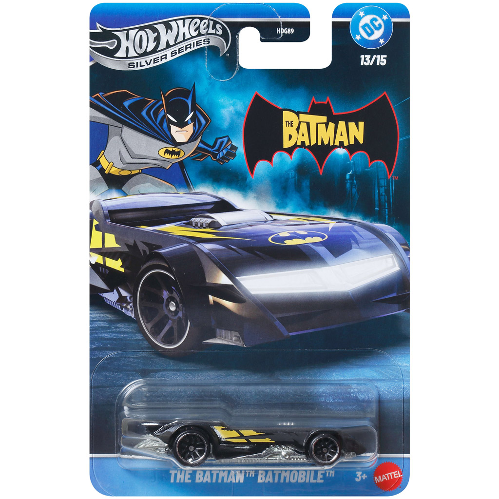 Hot Wheels Silber Serie: Die Batman Batmobile Kleinwagen 1/64 - Mattel Bild 1