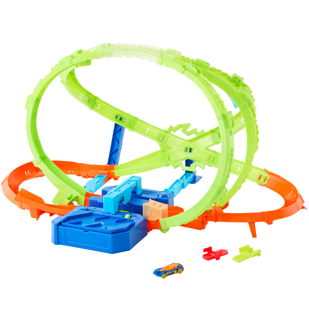 Hot Wheels Stunt Tracks Kanyarkavalkád Autobahn Set - Mattel Bild 2