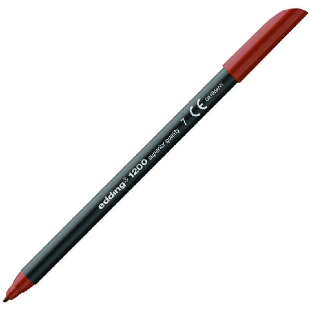 ICO: Edding 1200 Fasermaler braun Bild 1