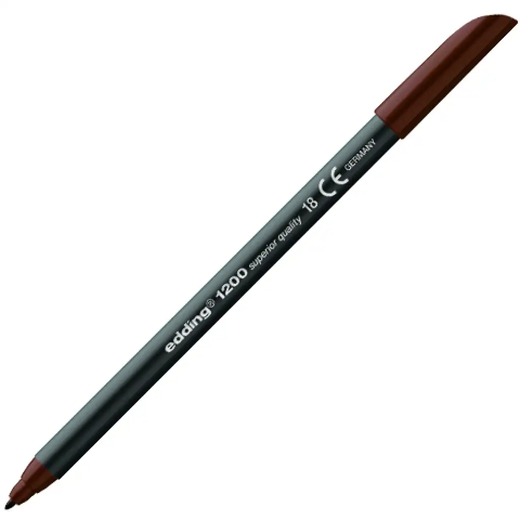 ICO: Edding 1200 Fasermaler dunkelbraun Bild 1