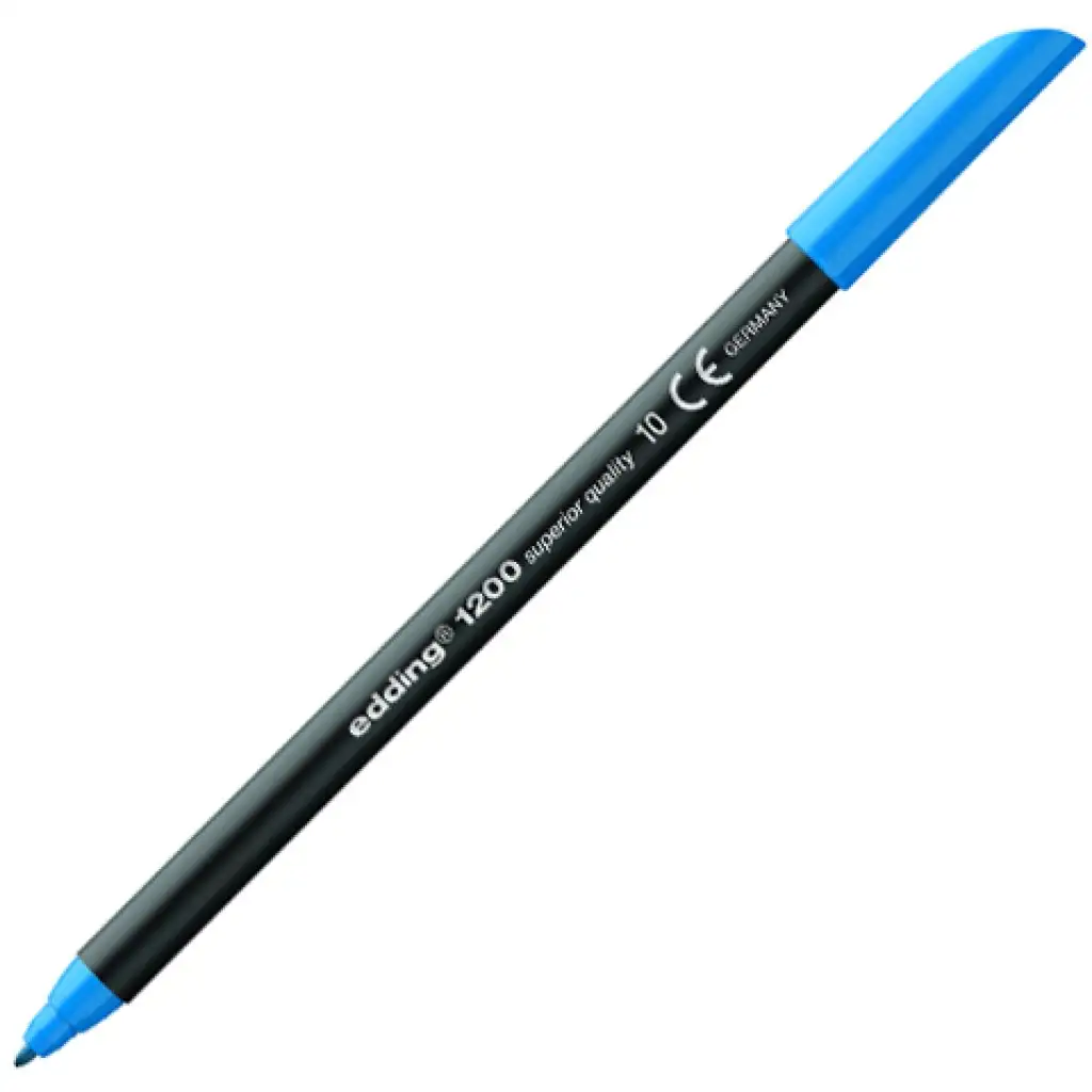 ICO: Edding 1200 Fasermaler hellblau Bild 1