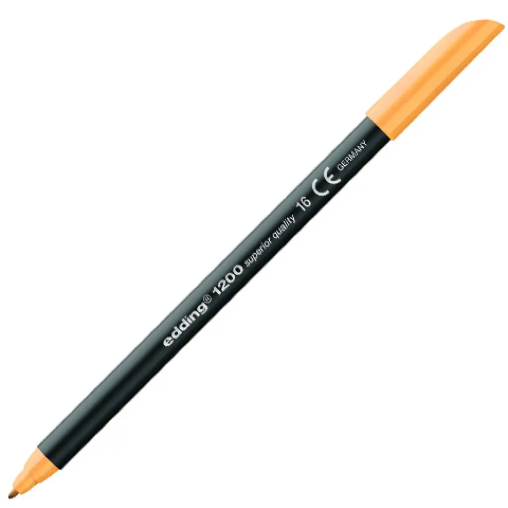 ICO: Edding 1200 Fasermaler hellorange Bild 1