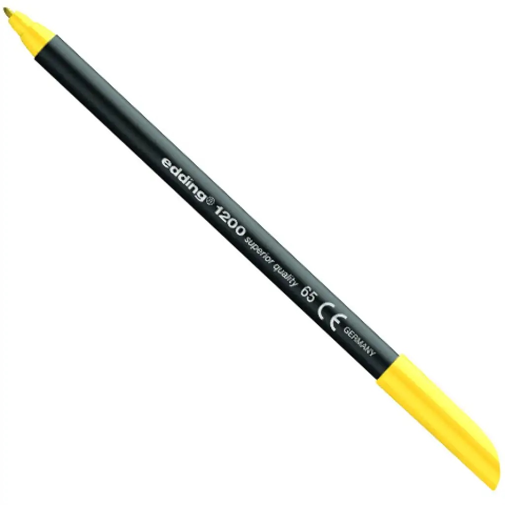 ICO: Edding 1200 Fasermaler in Neon-Gelb D10 (065) Bild 1