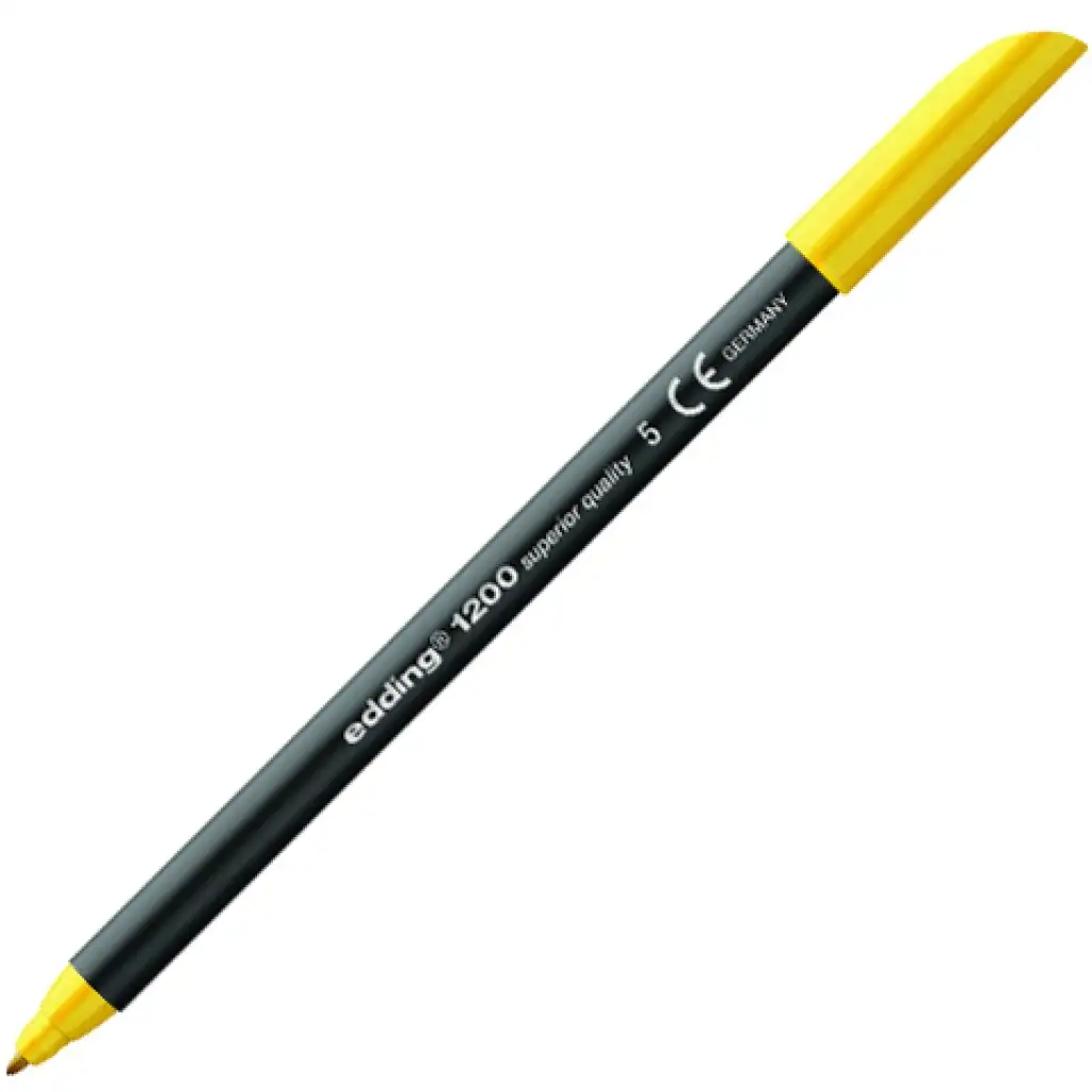 ICO: Edding 1200 Filzstift gelb Bild 1