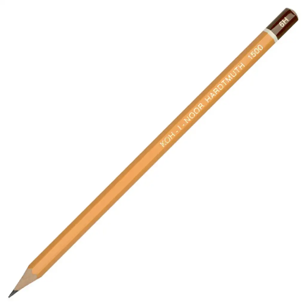 ICO: Graphit Bleistift 1500/6H Koh-I-Noor Bild 1