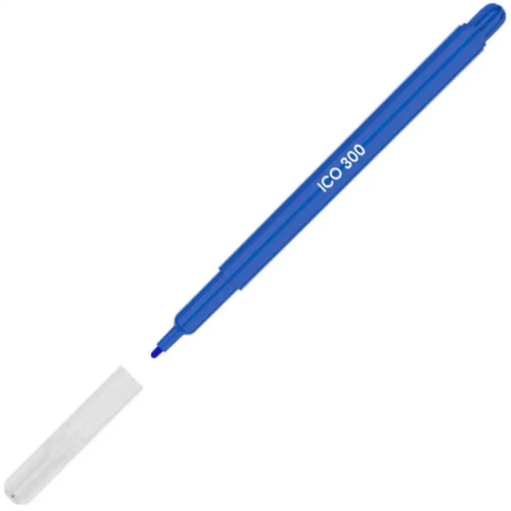 ICO: Igel 300 Faserschreiber blau Bild 1