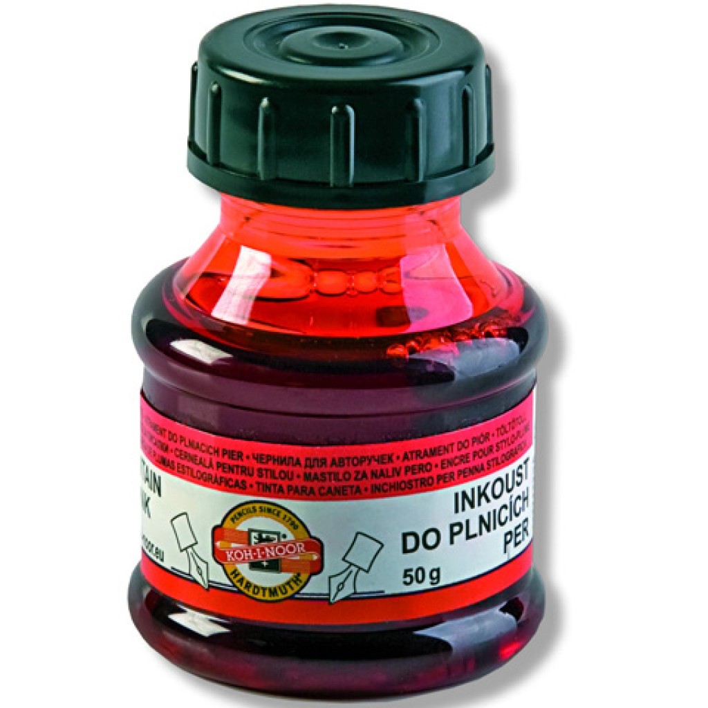 ICO: Koh-I-Noor 141502 rote Tinte 50ml Bild 1