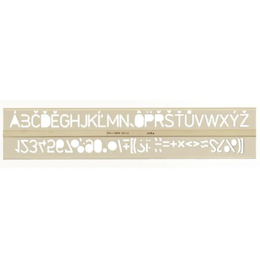 ICO: Koh-I-Noor Buchstabenschablone 20mm Bild 1