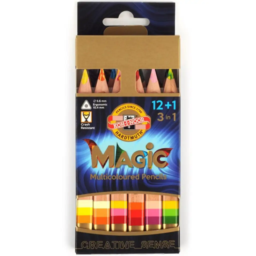 ICO: KOH-I-NOOR Magic Buntstift-Set 12+1 Stück Bild 1