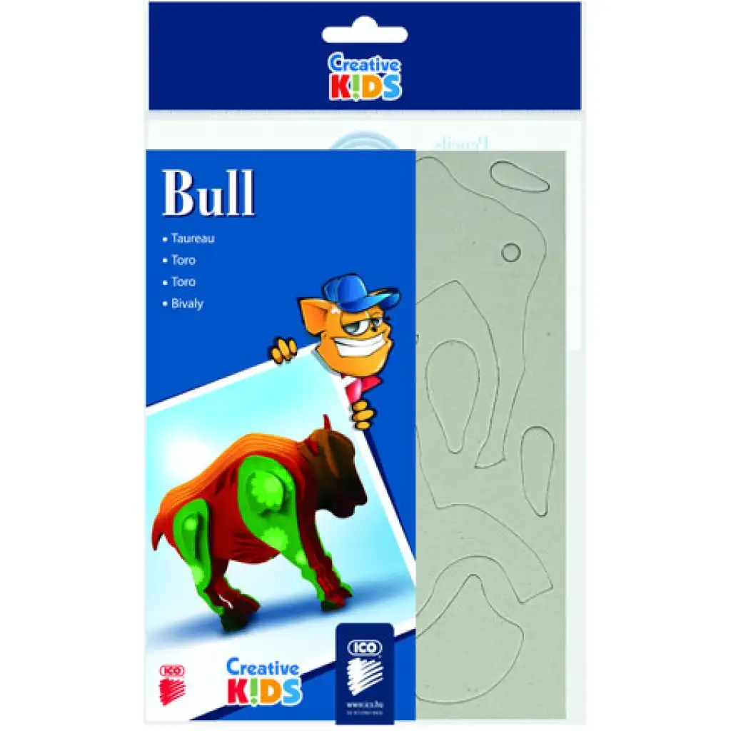 ICO: Kreative Kinder 3D Büffelfigur Bild 1