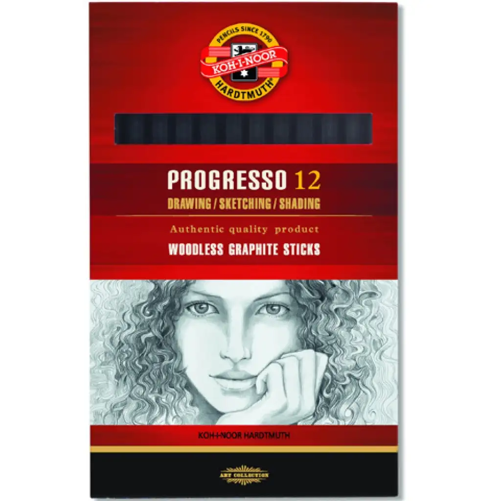 ICO: Progresso Graphit Bleistift 8911/8B 12Stück Koh-I-Noor Bild 1