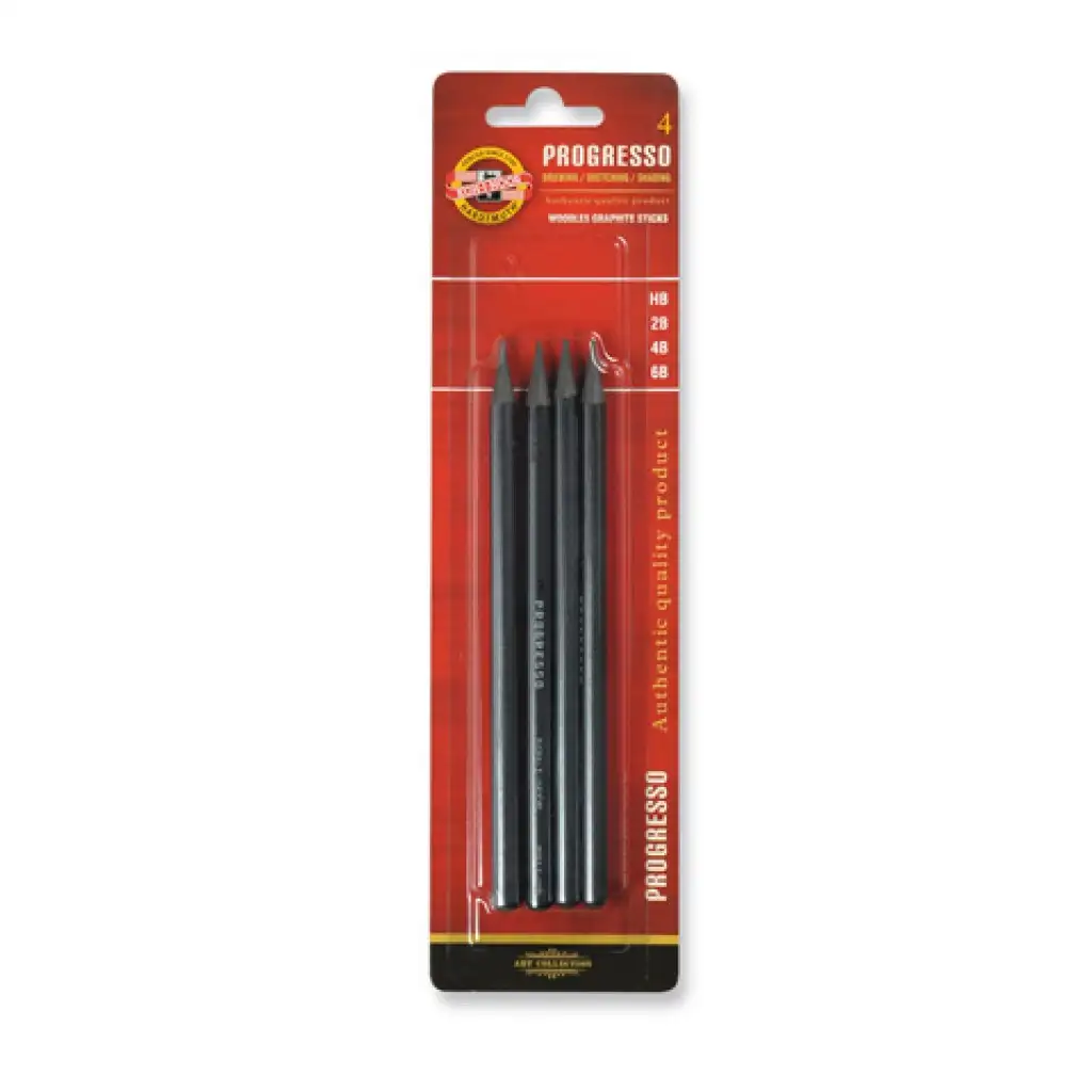 ICO: Progresso Graphitstift-Set 4-teilig - Kon-I-Noor Bild 1