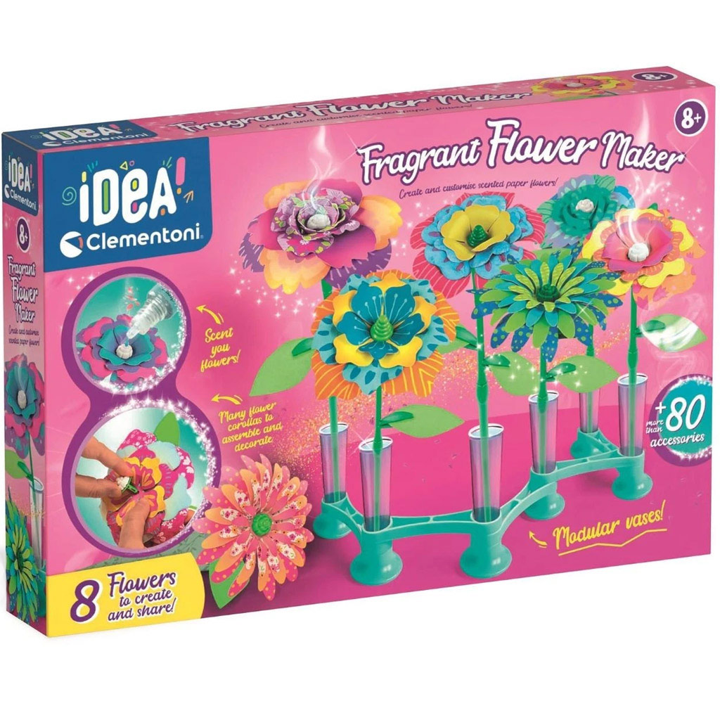 Idea! Duftende Blumensträuße - Blumen-Bastelset - Clementoni Bild 1