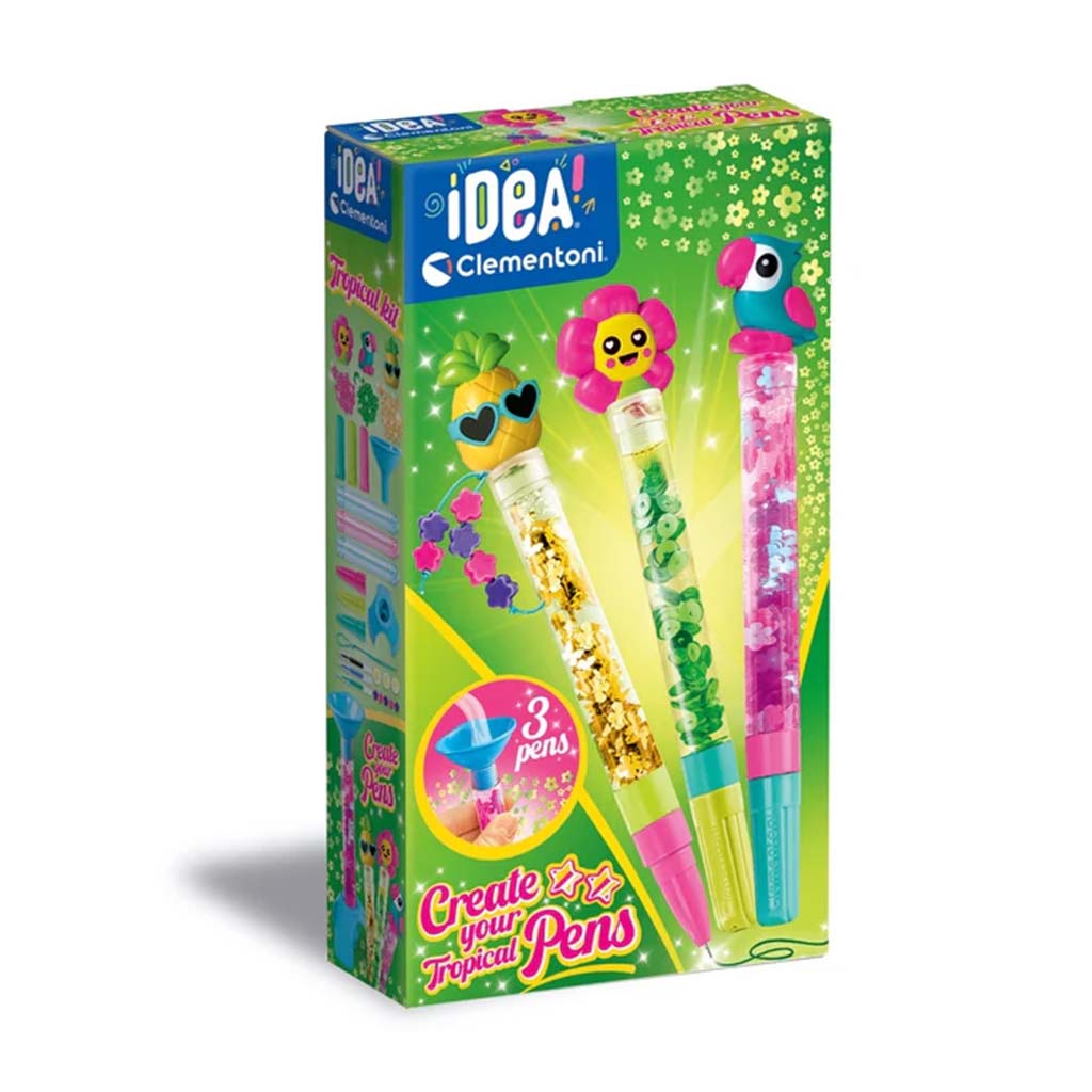 Idea! Mini tropische Federherstellungsset - Clementoni Bild 1