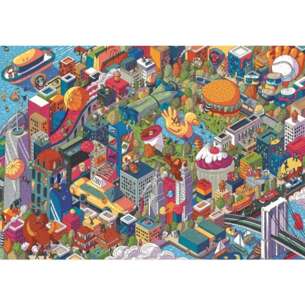 Imaginary Cities: New York UFT 1000-teilige Puzzle - Trefl Bild 2