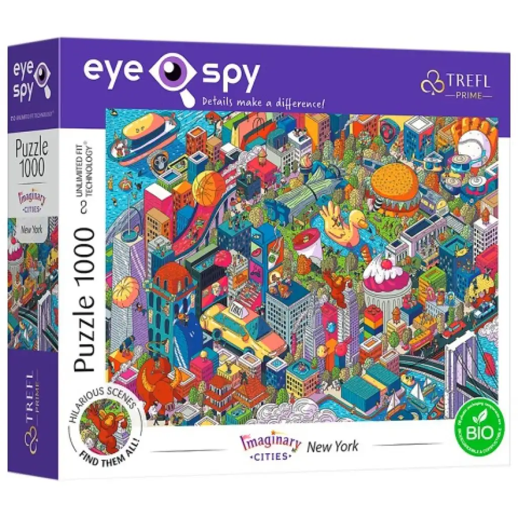 Imaginary Cities: New York UFT 1000-teilige Puzzle - Trefl Bild 1