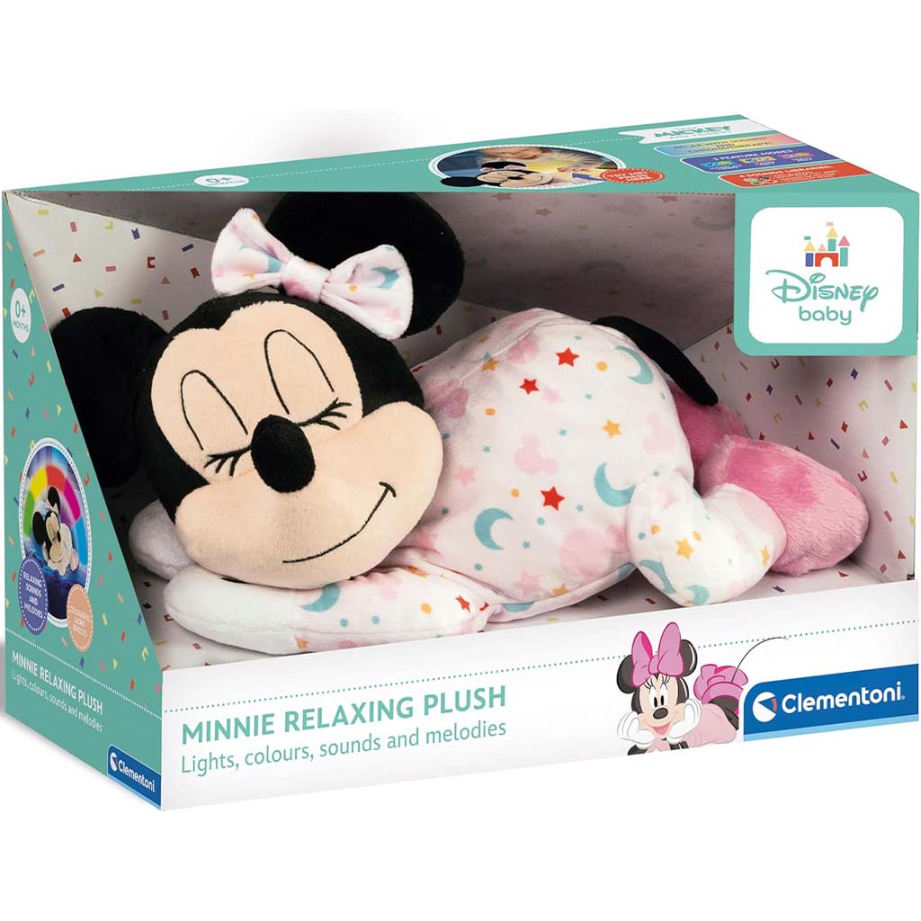 Interaktive Plüschfigur „Schlafende Minnie Maus“ – Clementoni Bild 1