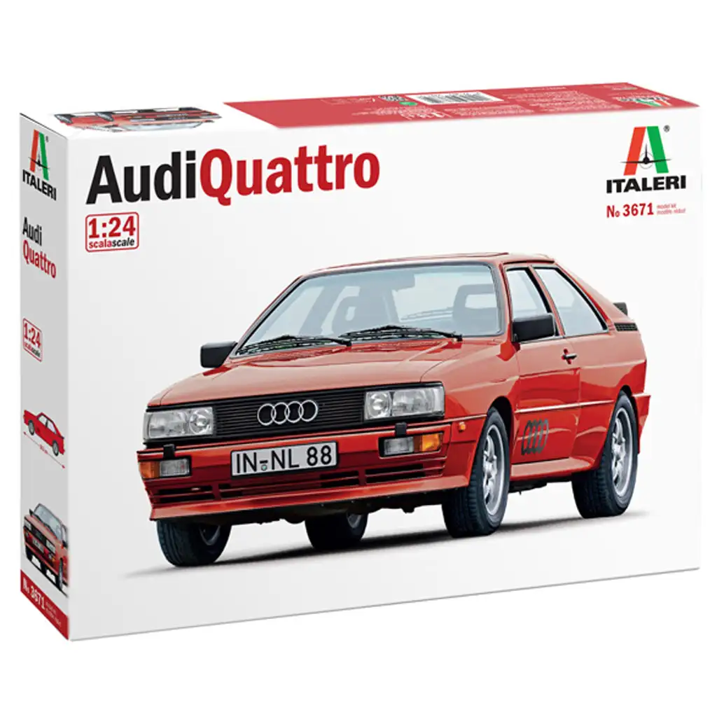 Italeri 1/24 Audi Quattro Automodellbausatz Bild 1