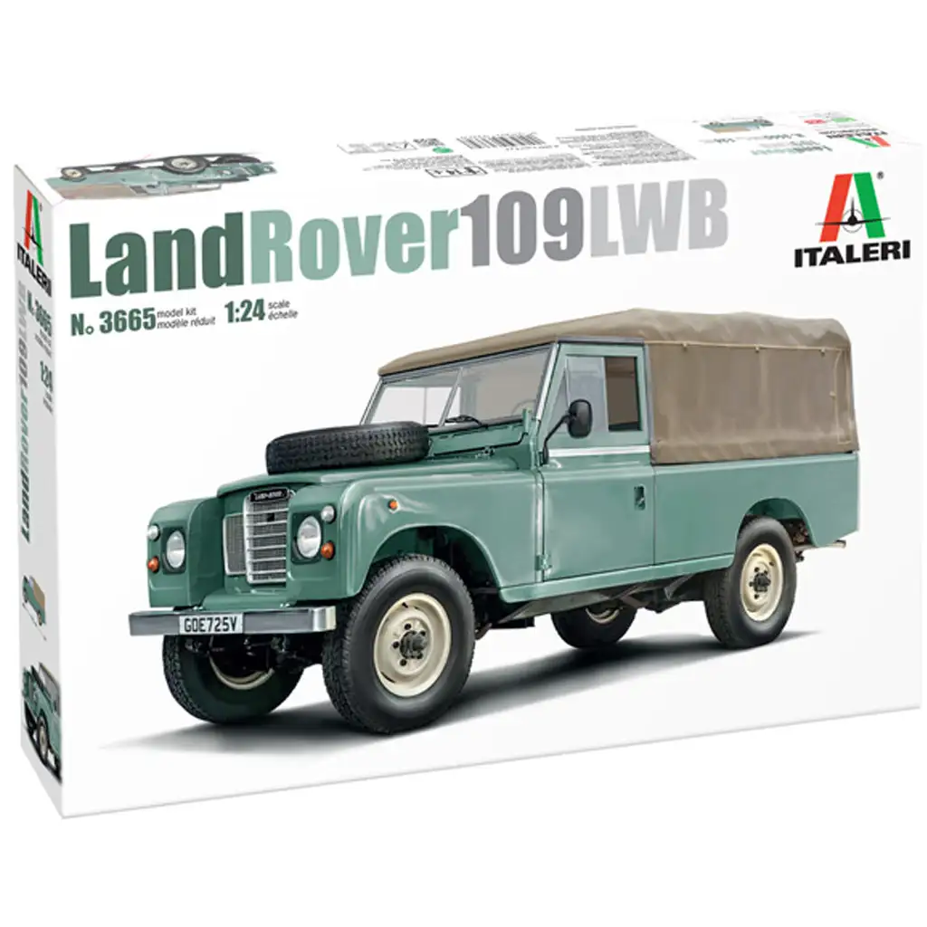 Italeri 1/24 Land Rover 109 LWB Geländewagen Modellbausatz Bild 1