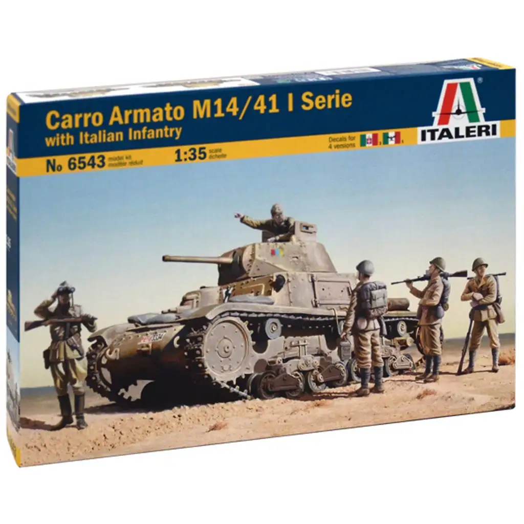 Italeri 1/35 Carro Armato M14/41 I Serie Panzer Modellbausatz Bild 1