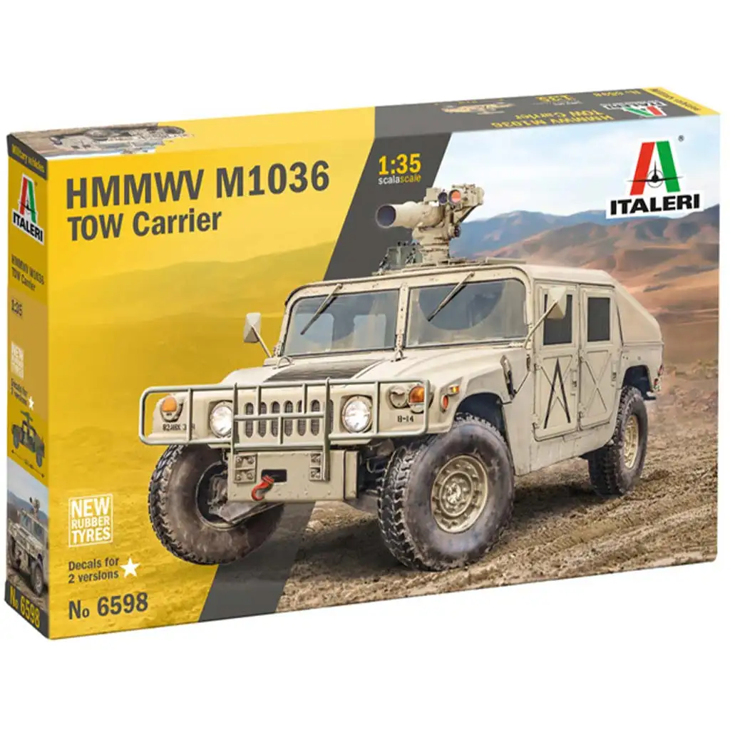 Italeri 1/35 HMMWV M1036 TOW Carrier Militärfahrzeugmodell Bild 1