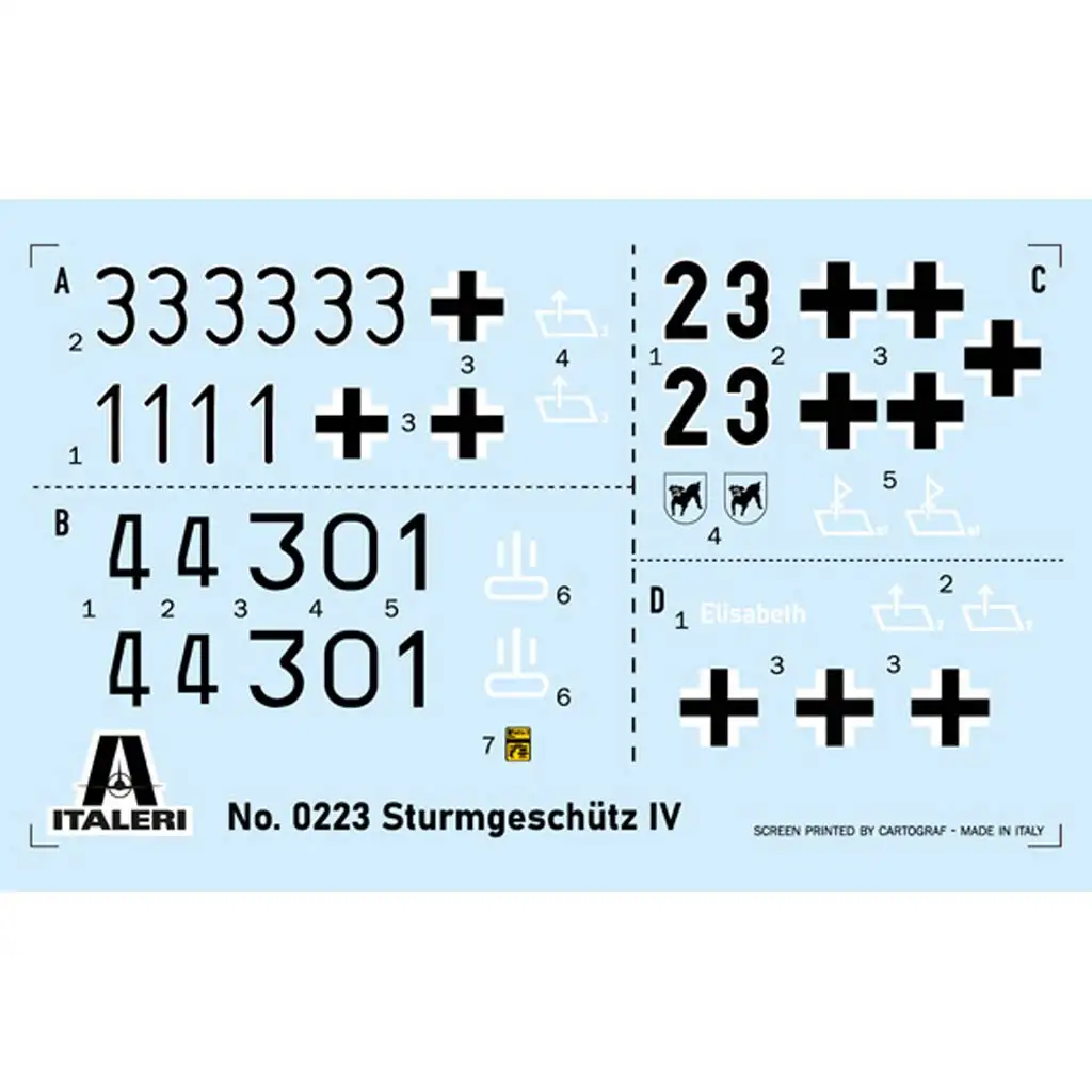 Italeri 1/35 Sd.Kfz. 167 Sturmgeschütz IV Sturmgeschütz Modellbausatz Bild 2